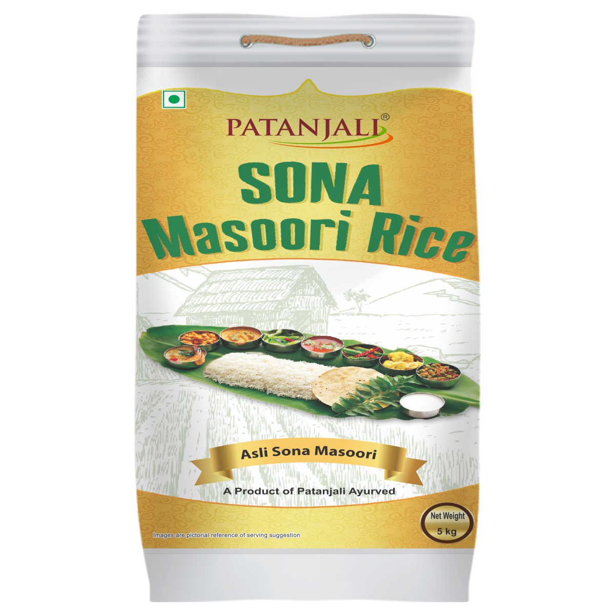Patanjali Sona Mansoori Rice 10 KG