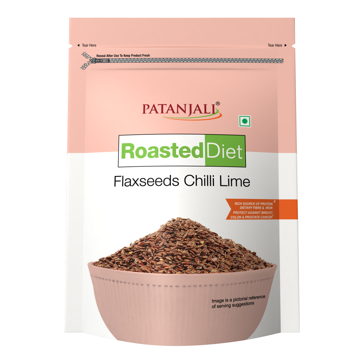 Roasted Diet-Flaxseed Chilli Lime 150 GM-T