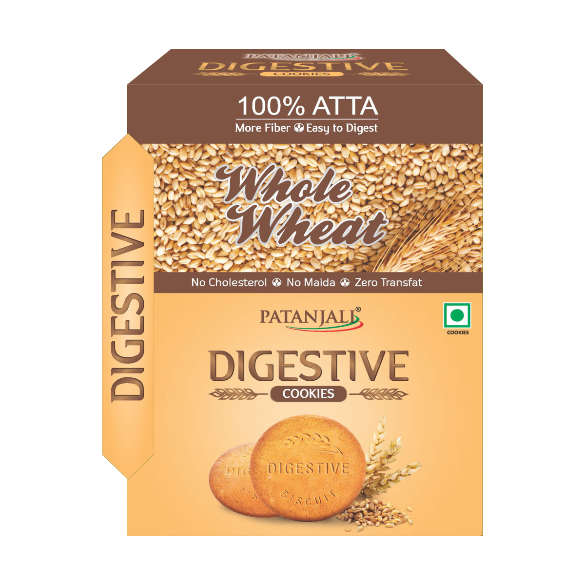 Patanjali Digestive Biscuits/Cookies-250 GM