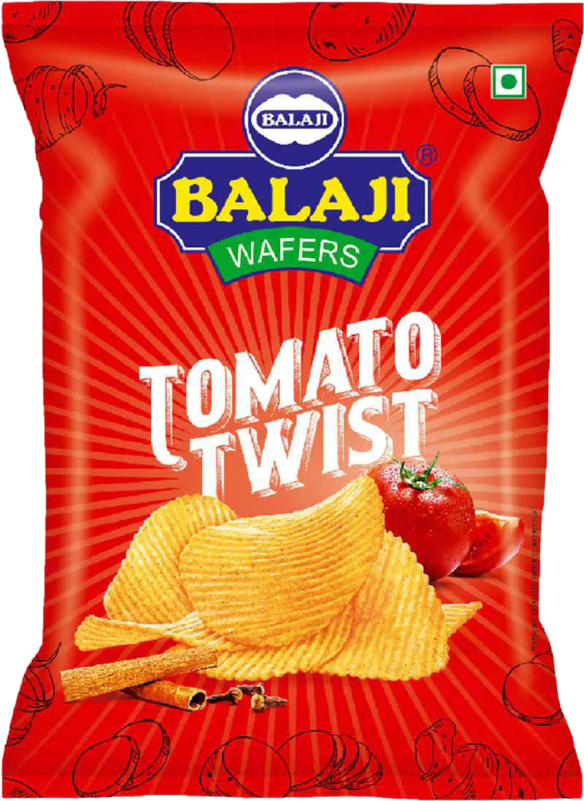 Balaji Tomato Twist/Masti-150 GM