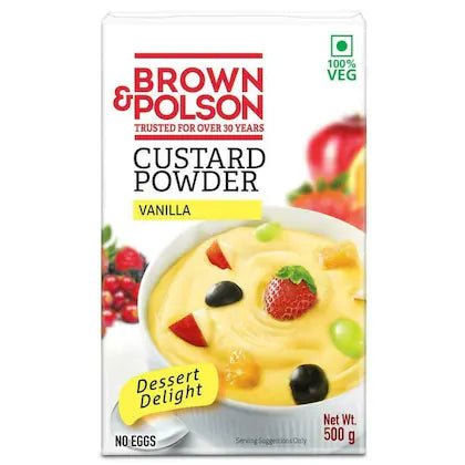 Brown & Polson B & P Custard Powder-500 GM