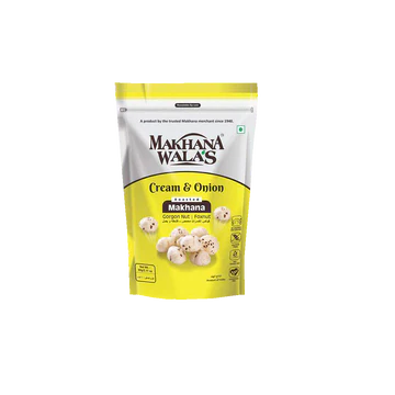 Roasted Makhana Cream & Onion- 60 GM