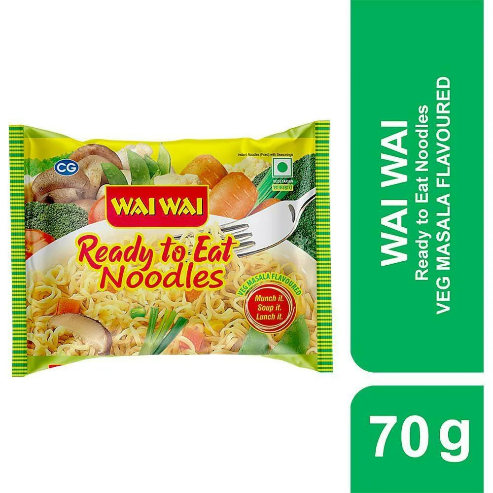 WaiWai Veg Noodle - 70 GM