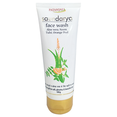 Saundarya Face Wash [White Pack]-100 GM