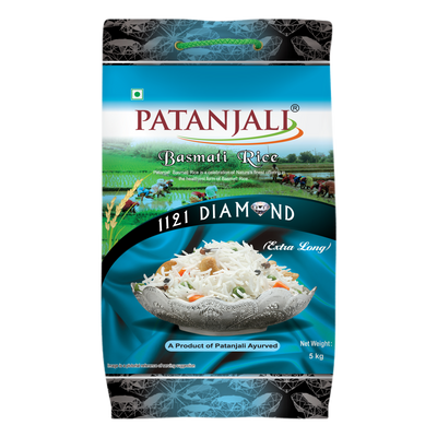 Patanjali Diamond Extra Long Basmati Rice 05 KG