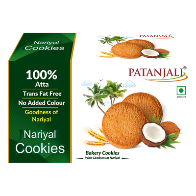 Patanjali Nariyal Biscuits/Cookies 200 GM