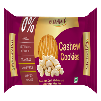 Patanjali Cashew Cookies/Biscuits-200 GM