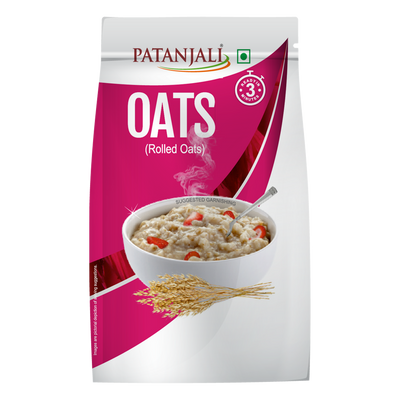 Patanjali Oats (Rolled Oats) - 500 GM