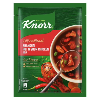 Knorr Shanghai Hot & Sour Chicken Soup - 36 GM