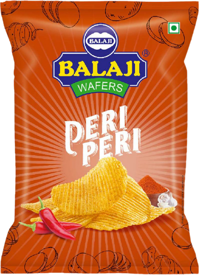Balaji Peri Peri Wafers-85 GM